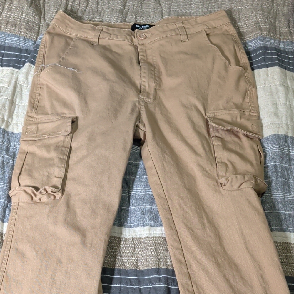 Men's Tan Cargo Pants